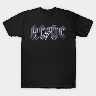 AC DC Chrome Metallic T-Shirt